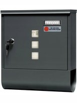 WOLTU Skrzynka na listy ze schowkiem na gazety