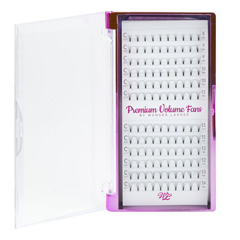 Wonder Lashes, Rzęsy Premium Volume 7D C, 0,07 Mix - Wonder Lashes