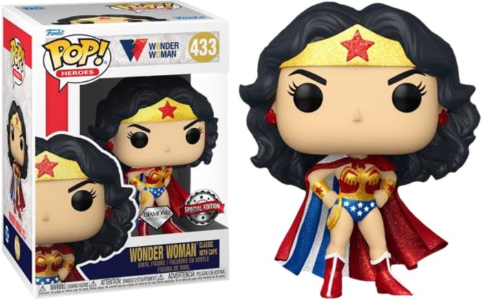 Zdjęcia - Figurka / zabawka transformująca Funko Wonder Woman Classic with Cape  - DC -  POP #433 (Diamond)