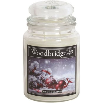 Woodbridge duża świeca zapachowa w szklanym słoju 2 knoty 565 g - Tis The Season - Woodbridge Candle