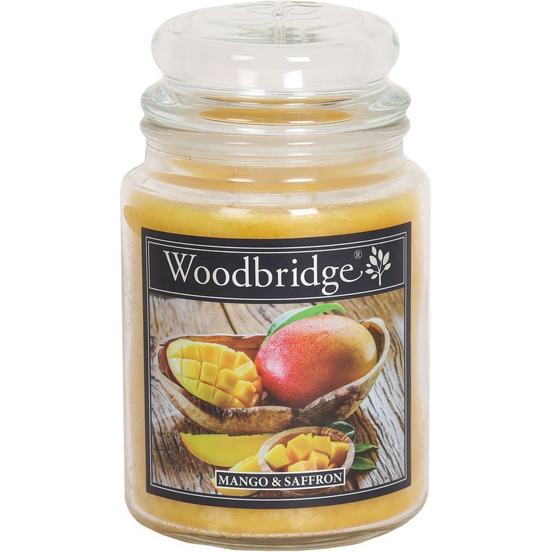 Woodbridge świeca zapachowa w słoju duża 2 knoty 565 g Mango