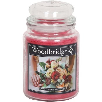 Woodbridge świeca zapachowa w słoju duża 2 knoty 565 g - Say It With Flowers - Woodbridge Candles