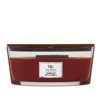 WoodWick - Świeca zapachowa Elipsa z drewnianym knotem, Cinnamon Chai 453,6 g