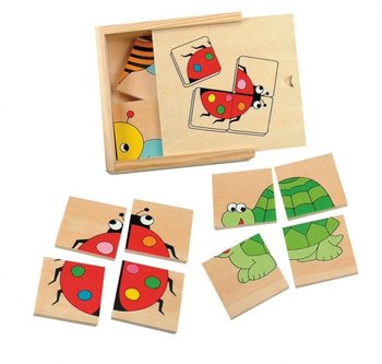 Woody, puzzle Zwierzaki, 4 elementy - Woody