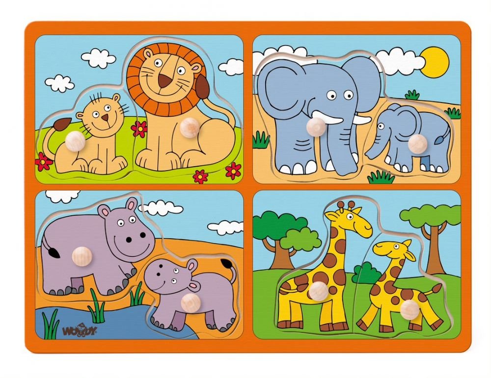 Zdjęcia - Puzzle i mozaiki WoodyLand , układanka Safari 