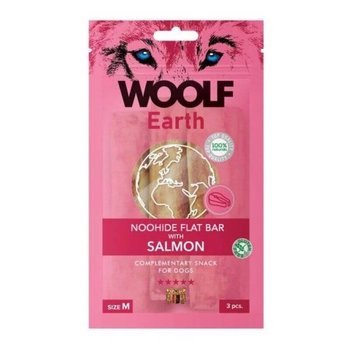 Woolf Earth Noohide Paski Z Łososiem M 85g - WOOLF