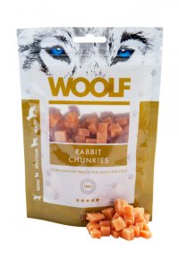 Woolf, przysmak dla psów, Rabbit Chunkies, 100g - WOOLF