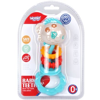 WOOPIE BABY Zabawka Sensoryczna 2w1 Grzechotka Gryzak - Woopie