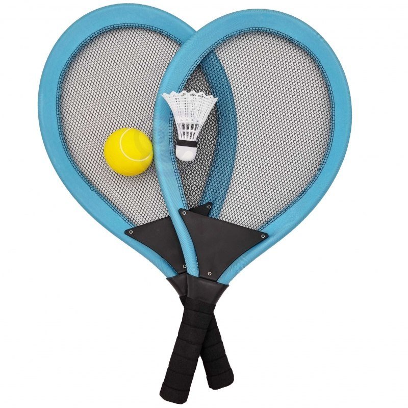 Фото - Бадмінтон Woopie Duże Rakietki do Tenisa Badminton dla Dzieci Zestaw + Piłka Lotka 