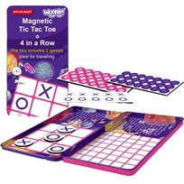 Woopie Magnetyczna Gra 2W1 Kółko I Krzyżyk + Gra 4 W Lini Mini Woopie