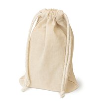 WORECZEK BAWEŁNIANY 15x20 cm ECRU 300g GRUBY WOREK NA DROBIAZGI KOSMETYKI