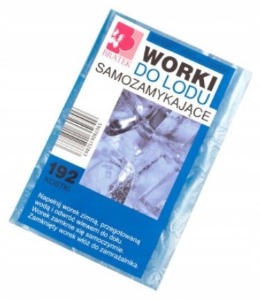 Woreczki do lodu Bratek samozamykające 192 kostki - BRATEK | Sklep ...