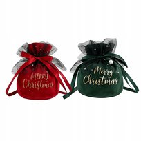 WORECZKI NA PREZENTY CUKIERKI PREZENT TOREBKI WORKI 2 szt ZESTAW ŚWIĄTECZNE