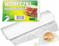 WORECZKI ŚNIADANIOWE PRZEZROCZYSTE FOLIOWE W ROLCE 50 SZTUK 18 x 27 CM Inny producent