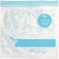 Woreczki strunowe SPOŻYWCZE PLASTICBAG SET, 40 szt. - mix rozmiarów do mrożenia przechowywania żywności szczelne przezroczyste EH Excellent Houseware