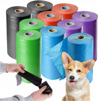 WORECZKI TOREBKI MOCNE DLA PSA WORKI NA PSIE ODCHODY KUPY 150szt 10 ROLEK
