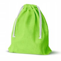 WOREK BAWEŁNIANY 38x40 cm JASNY ZIELONY 145g Ekologiczny Wielorazowy Allbag