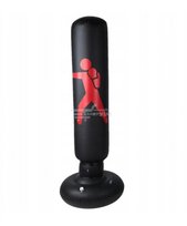 Worek Bokserski Dmuchany Treningowy Stojący (Czarny) Perfectlife