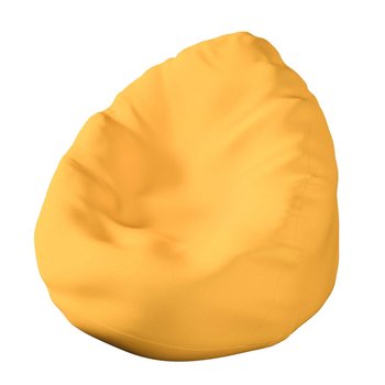 Worek do siedzenia, żółty, Ø50 × 85 cm, Loneta - Dekoria