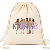 Worek EKO Beżowy KATSEYE GIRLS BAND Na Buty Kapcie K-pop Na Prezent Wzory