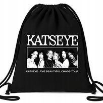 Worek EKO Czarny KATSEYE BEAUTIFUL CHAOS Na Buty Kapcie K-pop Na Prezent Wz