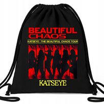 Worek EKO Czarny KATSEYE CHAOS TOUR Na Buty Kapcie K-pop Na Prezent Wzory