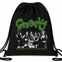 Worek EKO Czarny KATSEYE GIRL POWER Na Buty Kapcie K-pop Na Prezent Wzory