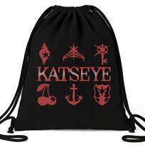 Worek EKO Czarny KATSEYE TEAM Na Buty Kapcie Muzyka K-pop Na Prezent Wzory