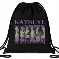 Worek EKO Czarny KATSEYE TOUR Na Buty Kapcie Muzyka K-pop Na Prezent Wzory