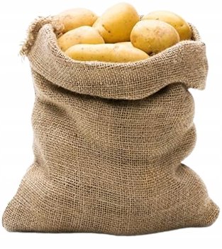 Worek Jutowy Mocny Wytrzymały do 25kg 50x85cm - Kolorowe Motki