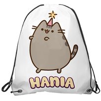 Worek Plecak - DO SZKOŁY - PUSHEEN THE CAT - Twoje Imię - Prezent Nadruk Inna marka