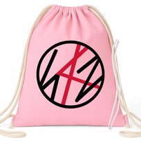 Worek Plecak EKO Różowy THE DOMINATE Prezent Na Buty Kapcie Do Szkoły Wzory