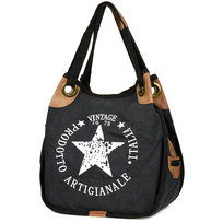 Worek Płócienny Shoperka Vivi Paris Czarny