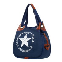 Worek Płócienny Shoperka Vivi Paris Granatowy