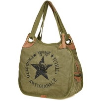 Worek Płócienny Shoperka Vivi Paris Khaki