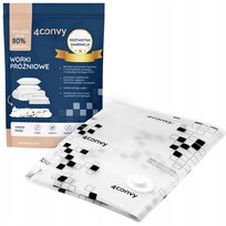 Worek próżniowy 80x120 30% grubszy bezpieczny dla ubrań pościeli kołder koc