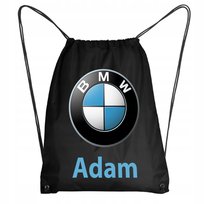 Worek Szkolny Na Buty Plecak BMW Auto Logo + IMIĘ Atram