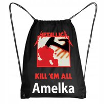 Worek Szkolny Na Buty Workoplecak WF Do Przedszkola Metallica Hard Rock #5 Atram