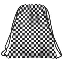 Worek szkolny na obuwie Szachownica Biało-Czarno BackUp