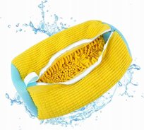 Worek torba do prania butów z wypełniaczem czyszczącym 19x39cm żółty 2szt
