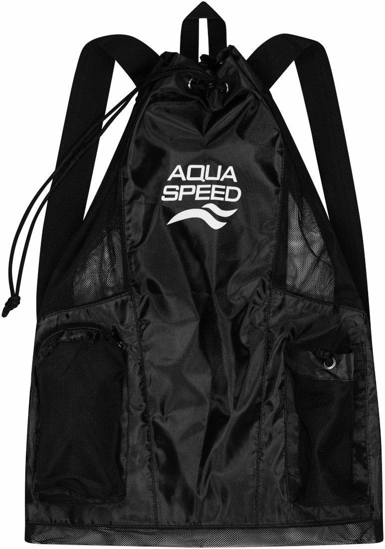 Фото - Сумка дорожня Aqua-Speed Worek Treningowy Aqua Speed Gear Bag Black/White 40L 