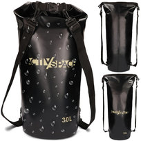 Worek wodoodporny plecak żeglarski wodoszczelny 30l - black Activ Space