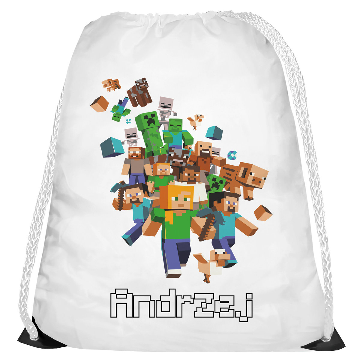 Фото - Шкільний рюкзак (ранець) Weifeng Worek Workoplecak Plecak Na Buty Dla Dziecka Do Szkoły Minecraft Wf 