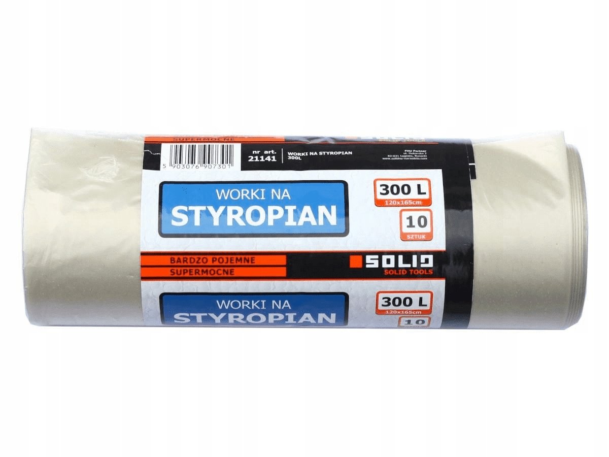 Worki Budowlane Na Styropian 300L 10Szt Solid - Inna marka | Sklep ...