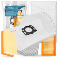 WORKI DO ODKURZACZA 10 szt. KARCHER BUDOWLANEGO PRZEMYSŁOWEGO FILTR WD4 WD5