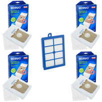 Worki do odkurzacza ELECTROLUX PHILIPS E201B ELMB01K ELMB01 16 SZT +  FILTR HEPA Electrolux