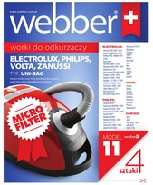 Worki do odkurzacza WEBBER (11) Philips/Electrolux Uni Bag, 4 szt. Webber