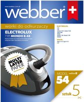 Worki do odkurzacza Webber Electrolux Mondo E44 (54) papierowe Webber