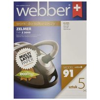 Worki Do Odkurzacza Webber Zelmer 3000 5Szt. Webber