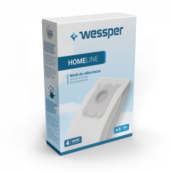 Worki Do Odkurzacza Wessper Homeline Electrolux/Philips S-Bag, 4 Szt. - Wessper